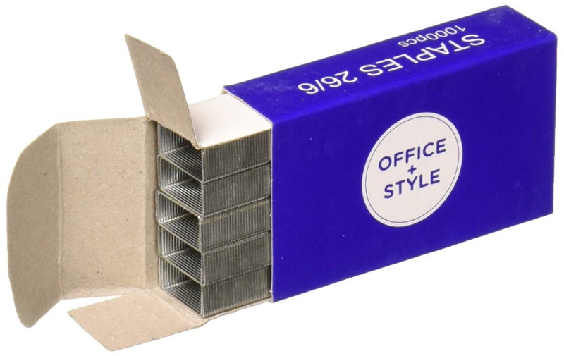 Office Style Precision Jam-Free Full Strip Non-Skid Stapler, Blue - Image 3